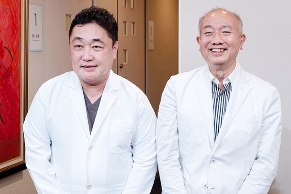 大村伸一郎理事長、三木明徳院長 さくら・はるねクリニック銀座4