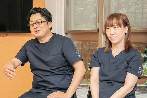 江崎大輔院長、江崎加奈子先生 大濠えさき歯科クリニック5