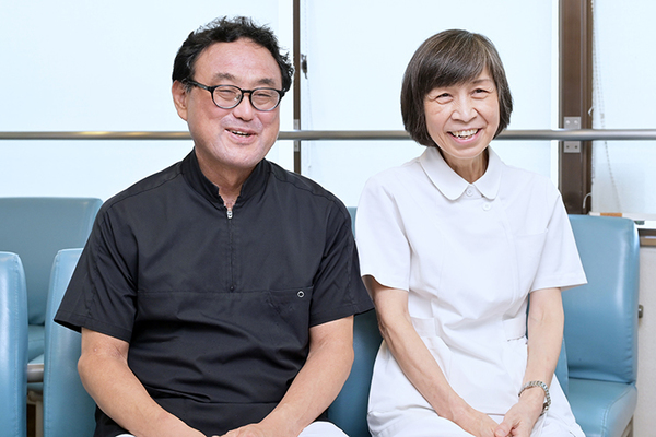 嶋田一郎院長、嶋田文子副院長 嶋田クリニック6