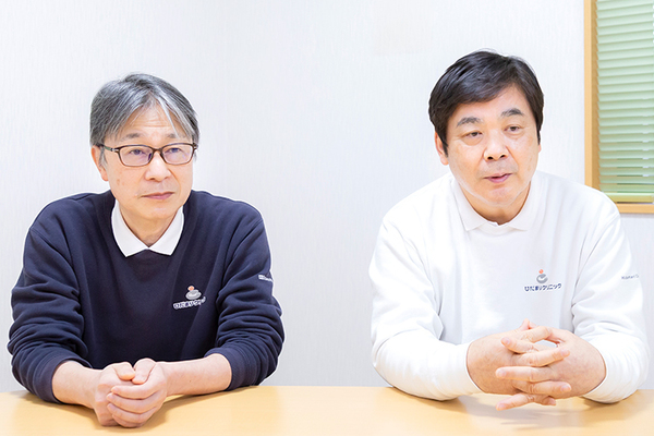 福田幹久理事長、前田晃央院長 ひだまりクリニック6