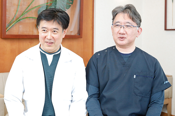 上田泰明理事長、渡邊光行院長 みなみ野シティクリニック6