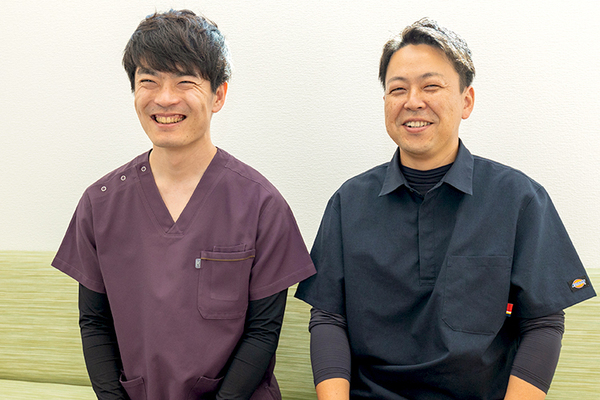 山口泰成院長、鈴木啓介さん やまぐちメンタルクリニック奈良真美ヶ丘6