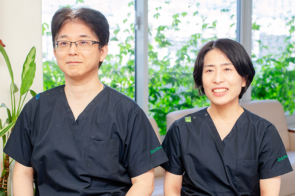 井田憲蔵院長、竹林明枝先生 IDAクリニック6