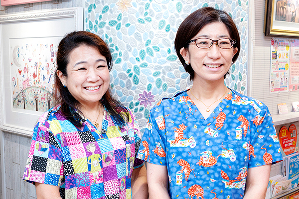 鈴木さち代院長、飯田美和子副院長 さちこども歯科6