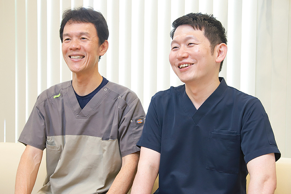 段俊行院長、織田義弘副院長 だんホームクリニック6
