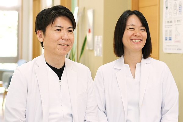 石橋正人院長、石橋恵美子副院長 はなはた内科クリニック6