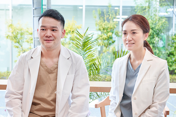 照林優也院長、西尾彩副院長 てるばやし眼科6