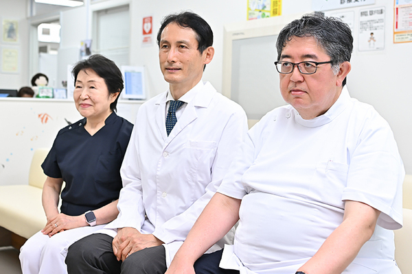 丸山達也院長、宮澤典子先生、近藤宏明先生 東新宿クリニック6