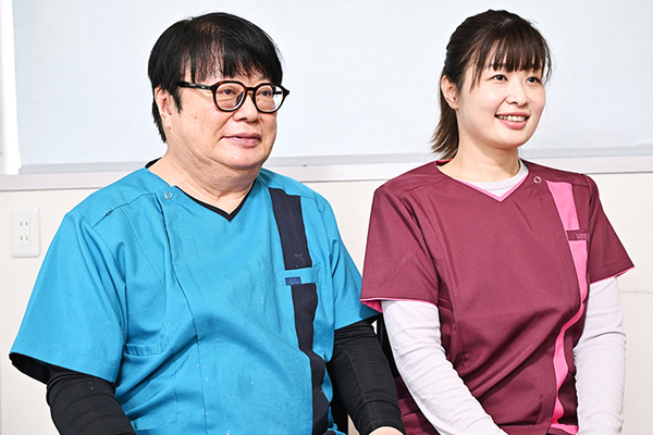 中村秀己院長、中屋莉佳子先生 なかむら歯科医院6