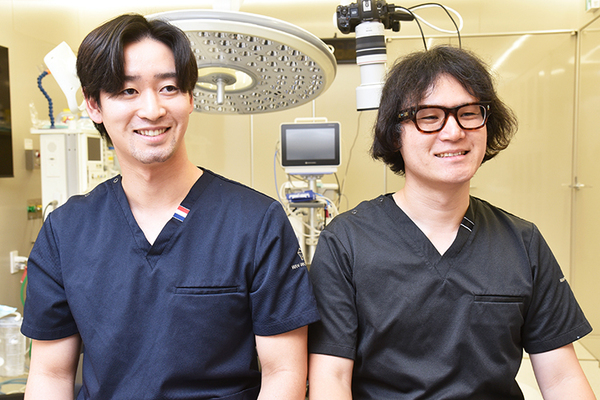 荒木泰博理事長、中村直人院長 リアム歯科クリニック市川6