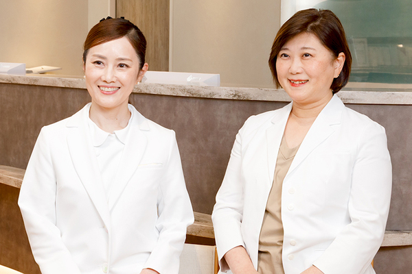 藤田今日子院長、繪野亜矢子理事長 えの眼科 さくら夙川クリニック6