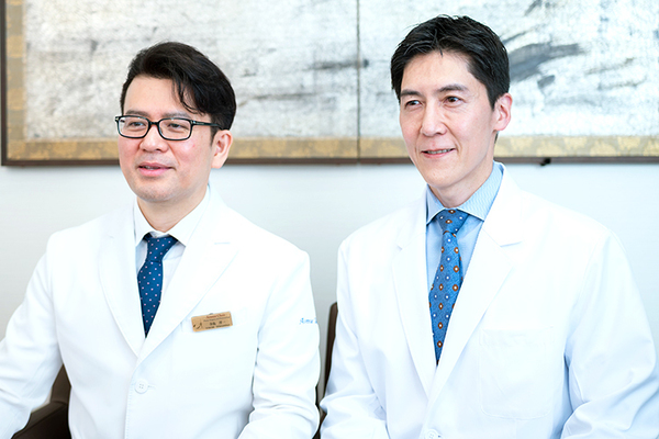 寺島洋一理事長、佐藤卓士先生 アヴェニュー銀座クリニック6