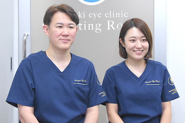 稲垣圭司院長、藤岡梨沙副院長 イナガキ眼科6