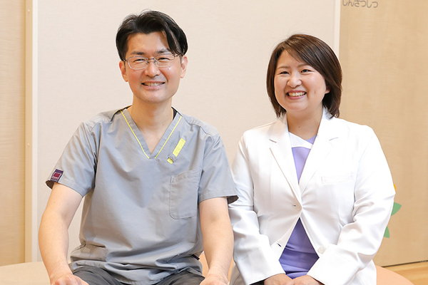森元英周院長、森元真梨子副院長 もりもとベビー＆キッズクリニック6