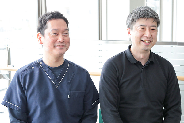 山内大輔院長、金子務さん ほしあい眼科6