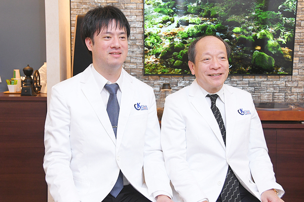 菅重尚院長、松原佑太先生 Kクリニック山王6