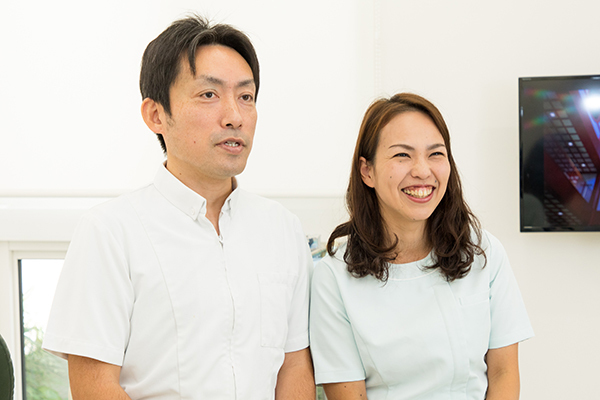 森居研太郎院長、森居晴子先生 森居歯科医院6
