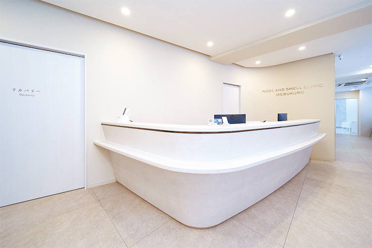 鼻とにおいのクリニック池袋 豊島区 洗練された雰囲気の院内