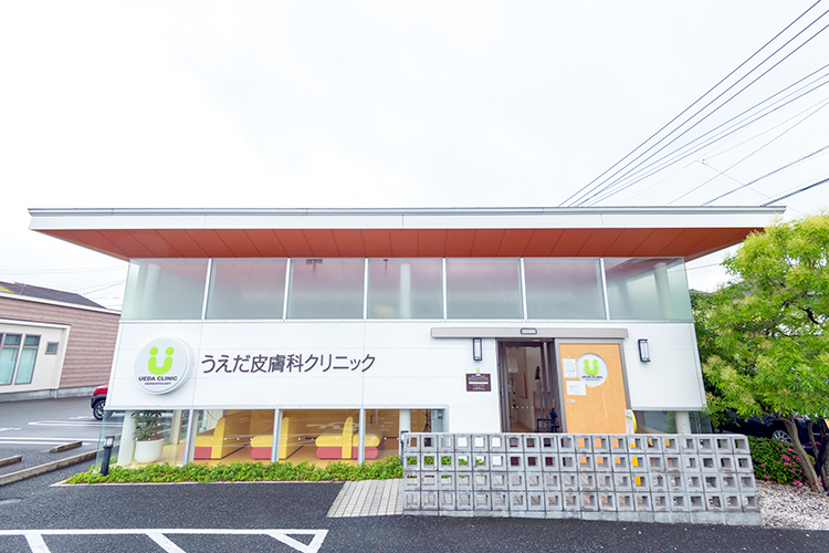 うえだ皮膚科クリニック 太宰府市 都府楼南駅から車で約7分の場所にあるクリニック