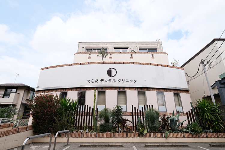 てらだデンタルクリニック 柏市 閑静な住宅街の中にある