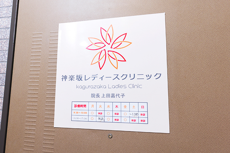 神楽坂レディースクリニック 新宿区 神楽坂駅・牛込神楽坂駅より数分の場所にある