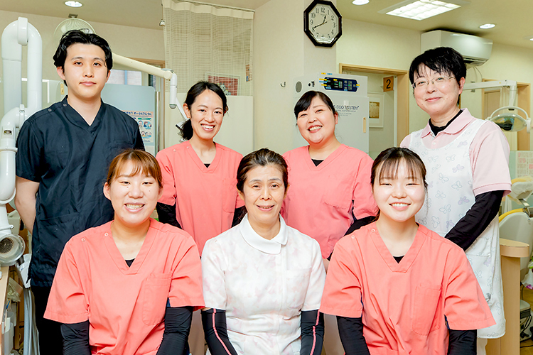 しのはら歯科医院 枚方市 親しみやすい雰囲気づくりを心がけている