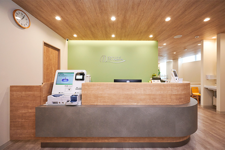 新城そよかぜ内科・呼吸器内科 川崎市中原区 優しい色調を基調とした温かみのある院内