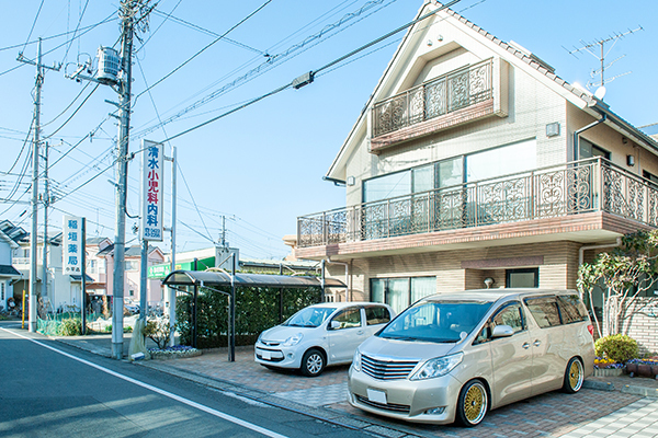清水小児科内科医院 小平市 花小金井駅からバスで10分ほどの住宅街に位置する