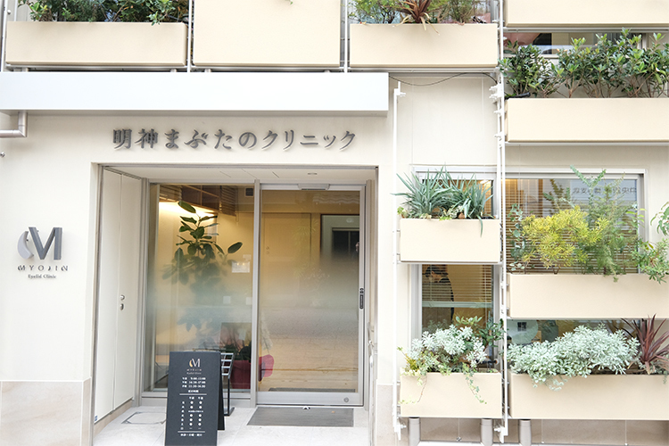 明神まぶたのクリニック 福岡市博多区 どの部屋にいても緑が見えるクリニック