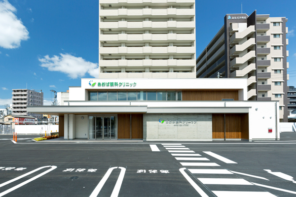 あおば眼科クリニック 松山市 テレビ愛媛の隣に位置し、松山市駅からも近くアクセス良好