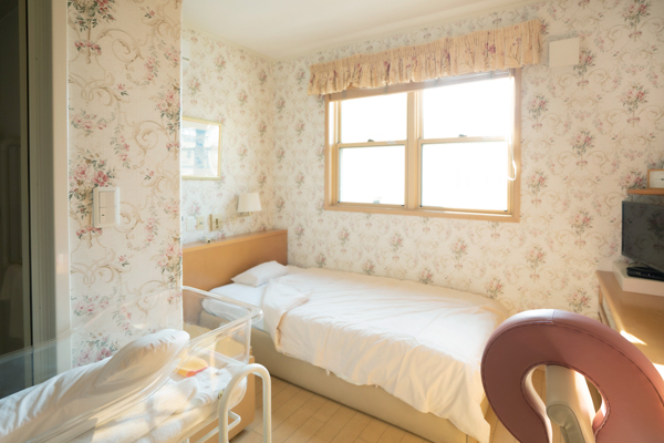 梅岡レディースクリニック 松山市 落ち着いて過ごすことができる個室