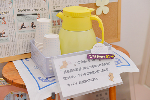 院内にも心づくしの配慮がされているのがうれしい 2