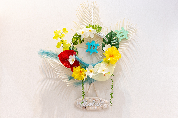 アロハ歯科 小児・矯正歯科クリニック 糟屋郡粕屋町 院内の雑貨やアロマからも、ハワイにいるような雰囲気を味わえる