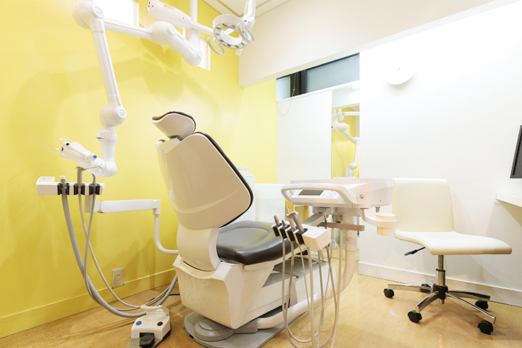 フェリス広尾デンタルクリニック 渋谷区 プライバシーに配慮した個室の診察室