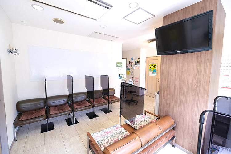 川口医院 平塚市 感染対策がしっかりとされている院内