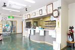 真清クリニック 千葉市花見川区 日差しの入る明るい雰囲気の受付