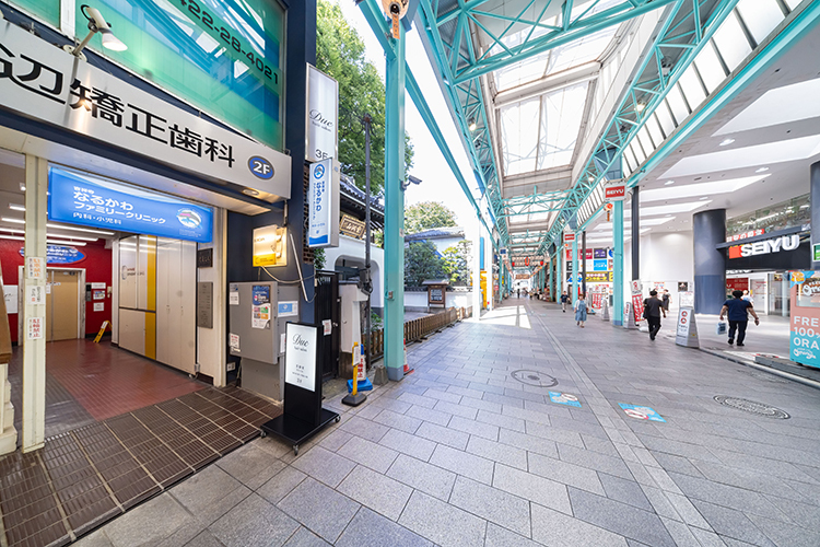 吉祥寺なるかわファミリークリニック 武蔵野市 吉祥寺駅から徒歩圏内の商店街の中にある