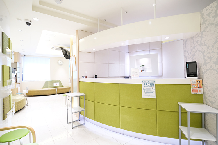 日本橋Fレーザークリニック 中央区 受付スタッフの対応が温かいのも当院の魅力の一つ