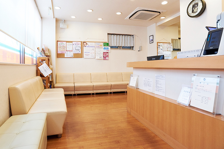 あんずレディースクリニック 墨田区 温かみと清潔感のある院内