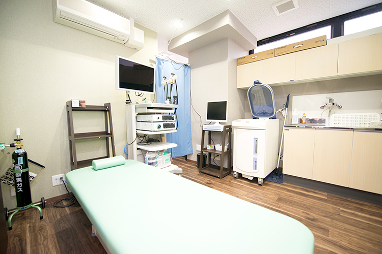 みやもとクリニック 立川市 内視鏡は患者の苦痛が少ないよう、細いものを導入