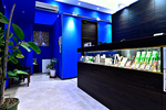 AKAZA DENTAL CLINIC 千葉市美浜区 青を基調とした爽やかな院内