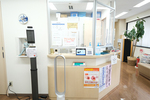 せき山王クリニック 大田区 受付。温かく迎え入れてくれる
