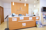 ますだ眼科 東大阪市 受付ではスタッフが優しく対応してくれる