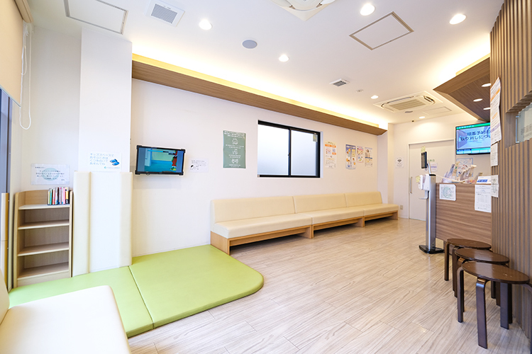 砂町銀座はた耳鼻咽喉科 江東区 子ども連れの家族でも通いやすい環境が整えられている
