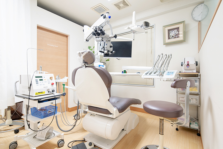 杉沢歯科医院 杉並区 診察室は常に清潔に保たれている