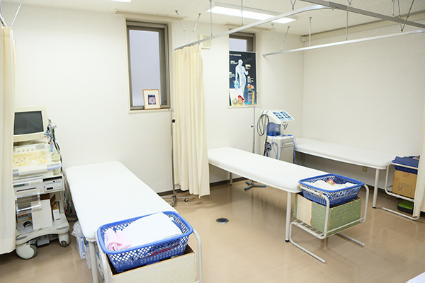 中台医院 板橋区 広々とした処置室