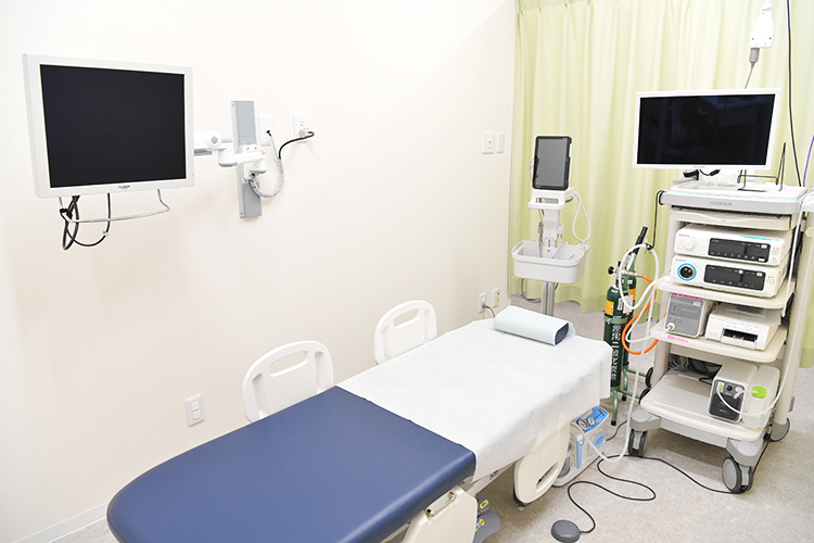 深川ギャザリアクリニック 江東区 内視鏡検査にも注力し検査室は3室備えている