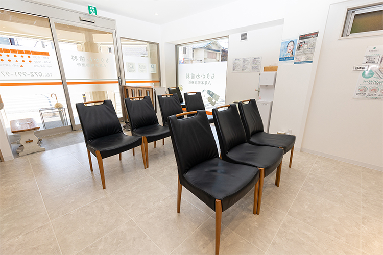 もりかわ歯科 八尾本町診療所 八尾市 明るく穏やかな雰囲気に包まれた院内