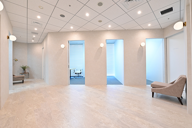 新宿うるおいこころのクリニック 新宿区 患者のプライバシーを守るために完全個室を複数完備