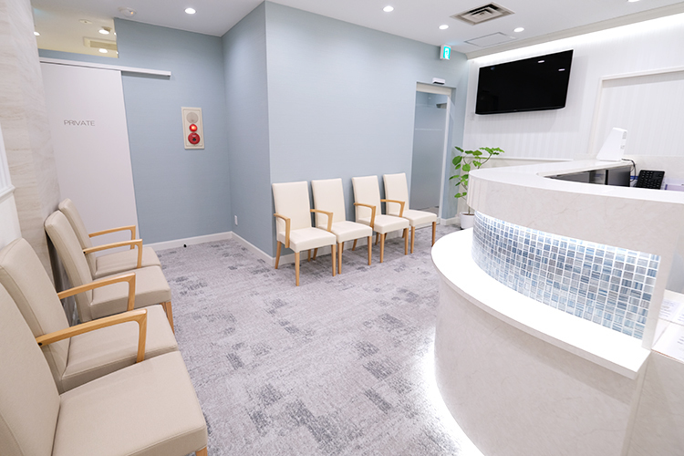 日本橋茅場町ウィメンズクリニック 中央区 プライバシーに配慮した院内設計で、初診でも安心